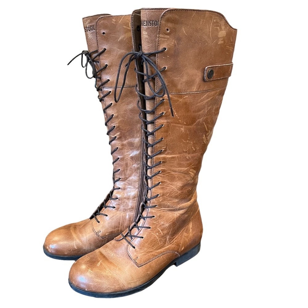 Birkenstock Brown Lace Up Boots